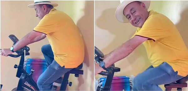 VÍDEO: Bocalom aparece em bicicleta e diz que está “se preparando pra campanha” ao governo do Acre