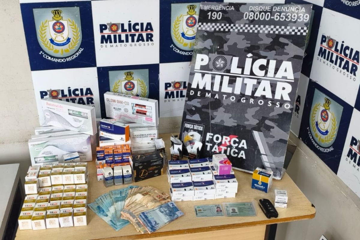 PM prende dois por suspeita de contrabando de medicamentos…