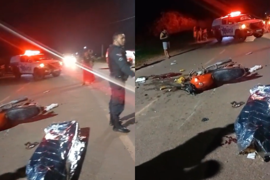 Acidente entre motocicletas deixa um morto e três feridos na BR-422, em Cametá