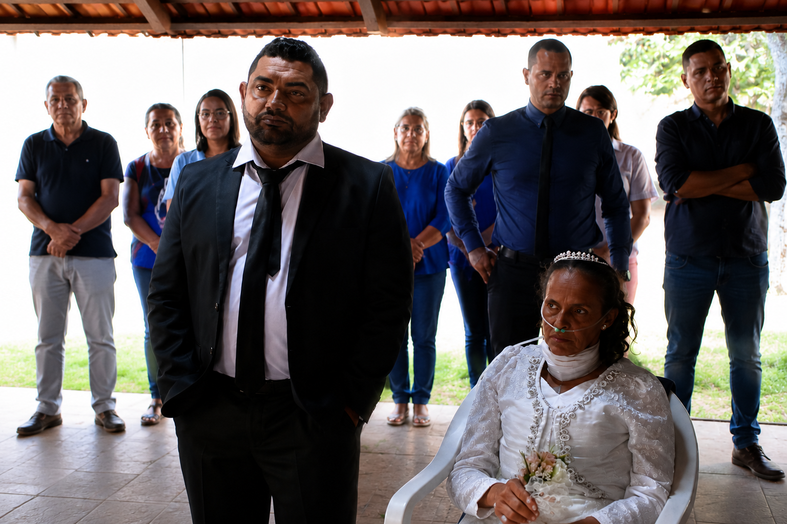 Paciente internado realiza casamento dentro da Fundhacre