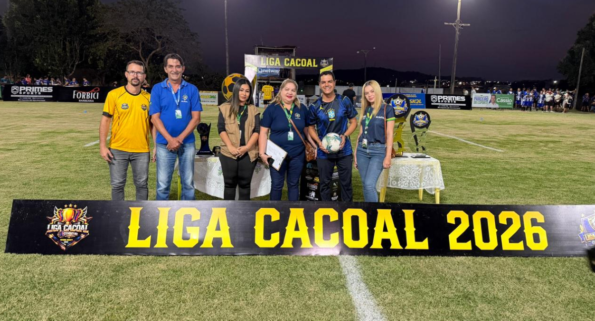 Cássio Góis apoia abertura da Liga Cacoal de Futebol Society com emenda de R$ 70 mil