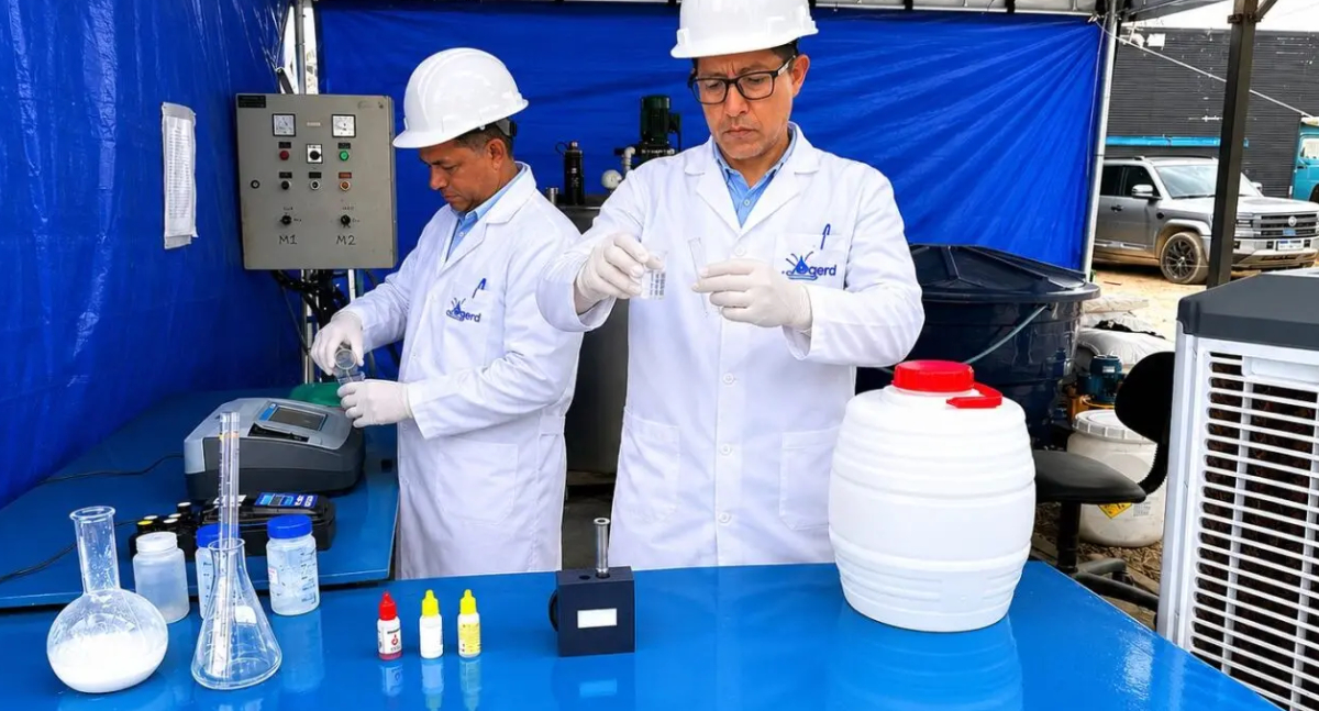 Controle da qualidade da água é intensificado durante feira internacional em Ji-Paraná