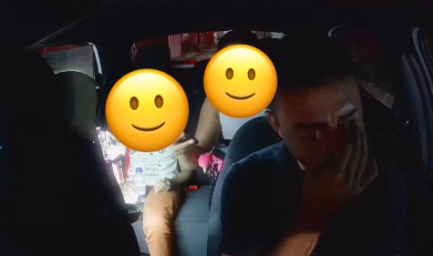 Motorista de app se emociona após viagem com mãe e filha