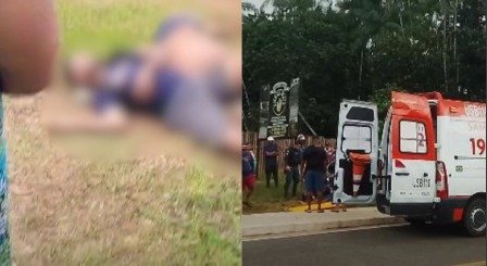 Acidente com motocicleta deixa dois feridos na ponte de Outeiro, em Belém