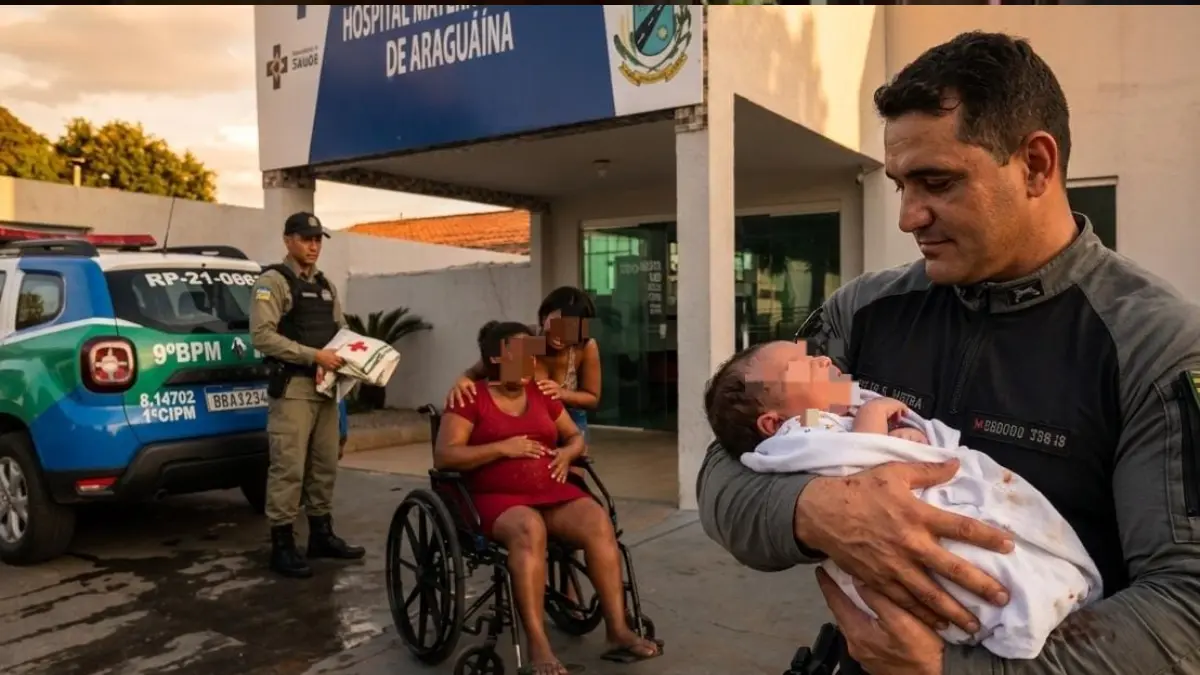 PM auxilia gestante durante trabalho de parto dentro de casa, em Aragoiânia