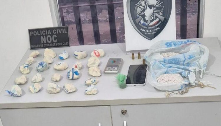 Suspeito é preso com drogas e munições no João Paulo, em São Luís