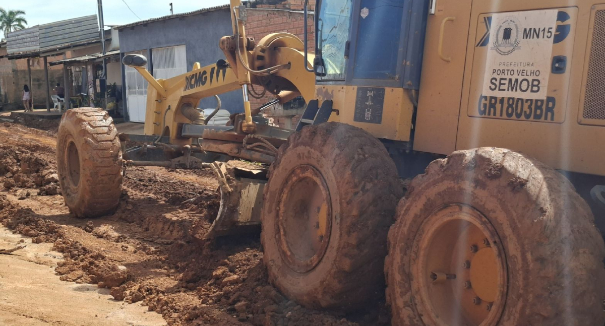 Encascalhamento em Porto Velho beneficia zona leste com 17 mil metros de melhorias