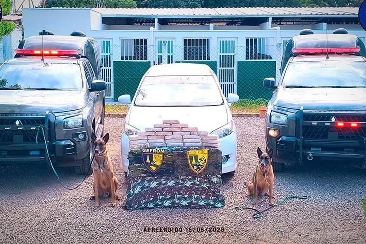 Gefron apreende 26 kg de cocaína e causa prejuízo de R$ 500 mil às facções …