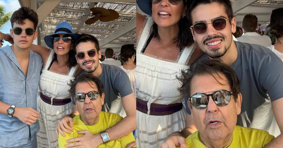 Faustão reaparece ao lado dos filhos e da mulher: ‘Últimos anos tão difíceis’