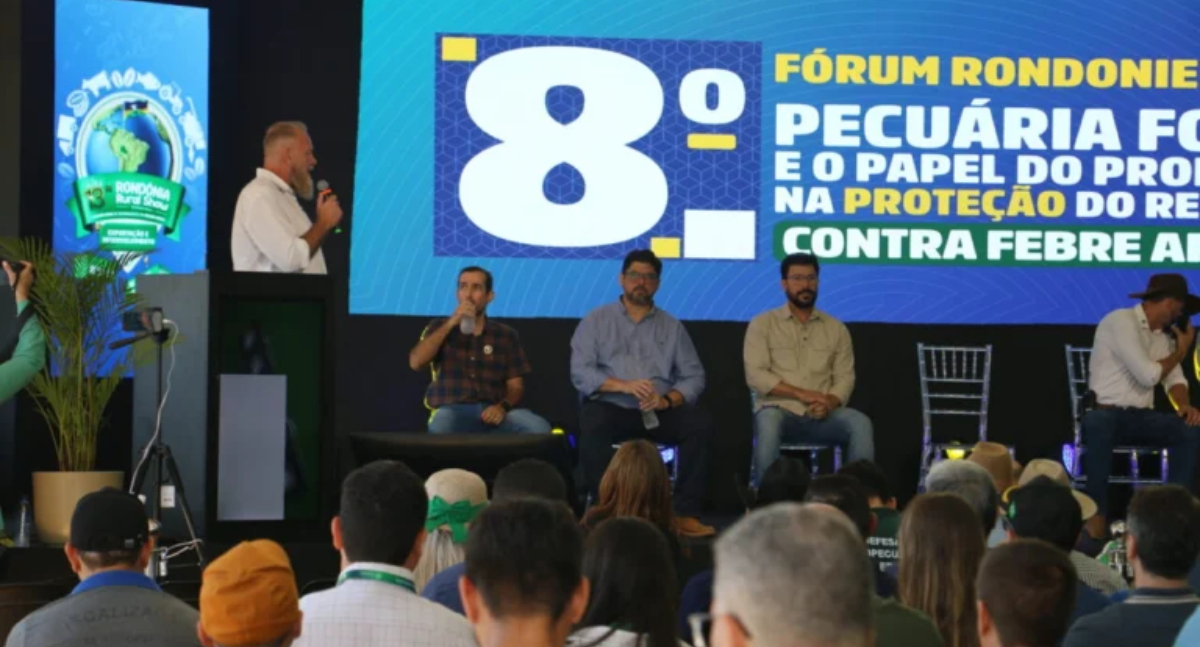 Febre aftosa e vigilância sanitária são temas de fórum internacional na Rondônia Rural Show
