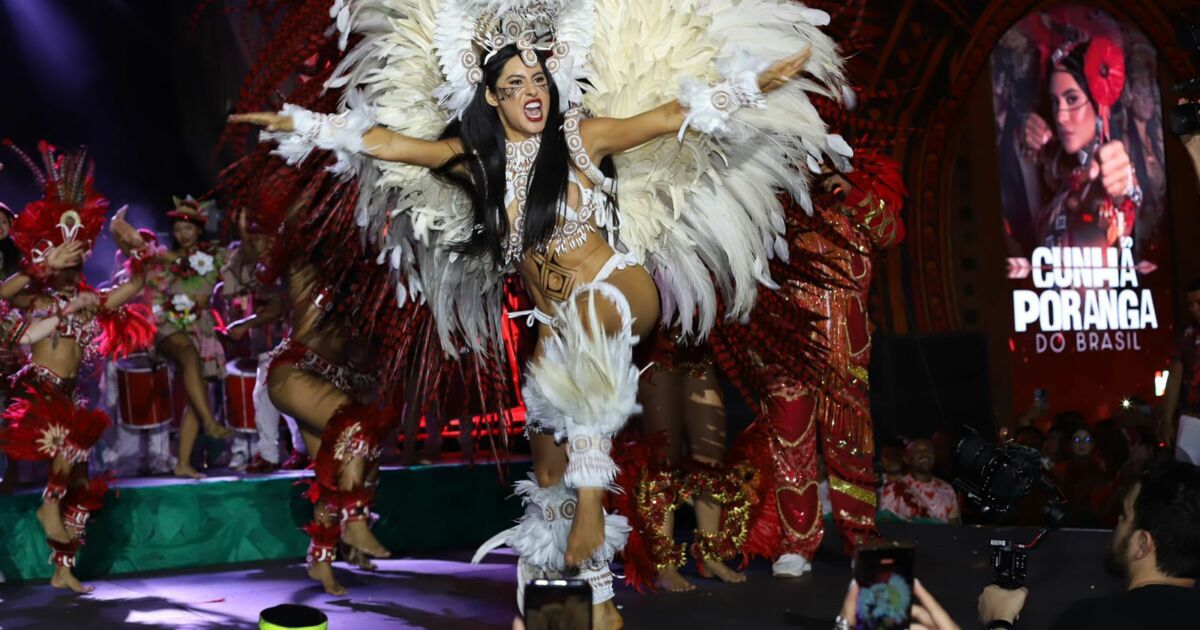 Garantido exalta mulheres da Amazônia em noite no Sambódromo