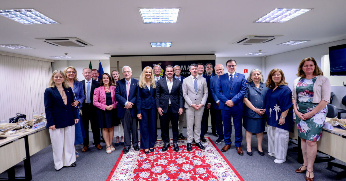 Governador debate bioeconomia, segurança e ZFM com União Europeia