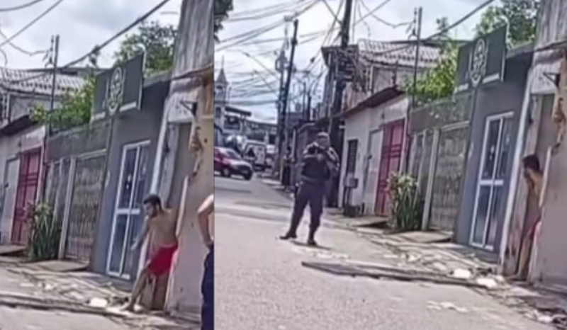 Homem armado com facão sofre surto, ameaça família na zona oeste de Manaus