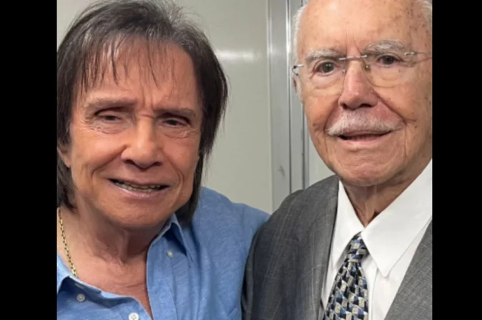 José Sarney prestigia show de Roberto Carlos em São Luís