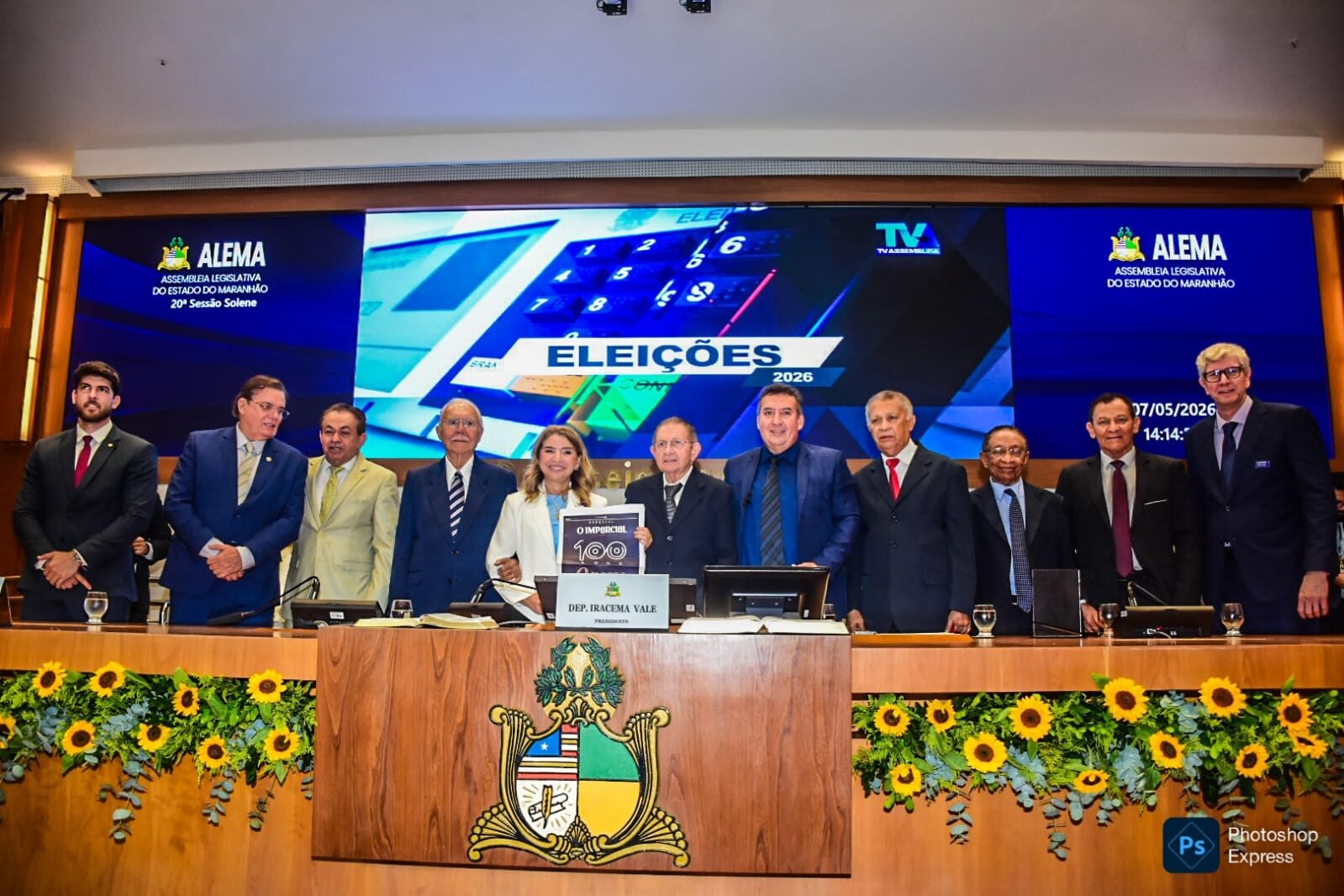 Assembleia Legislativa homenageia os 100 anos de O Imparcial e reconhece jornal como patrimônio cultural do Maranhão