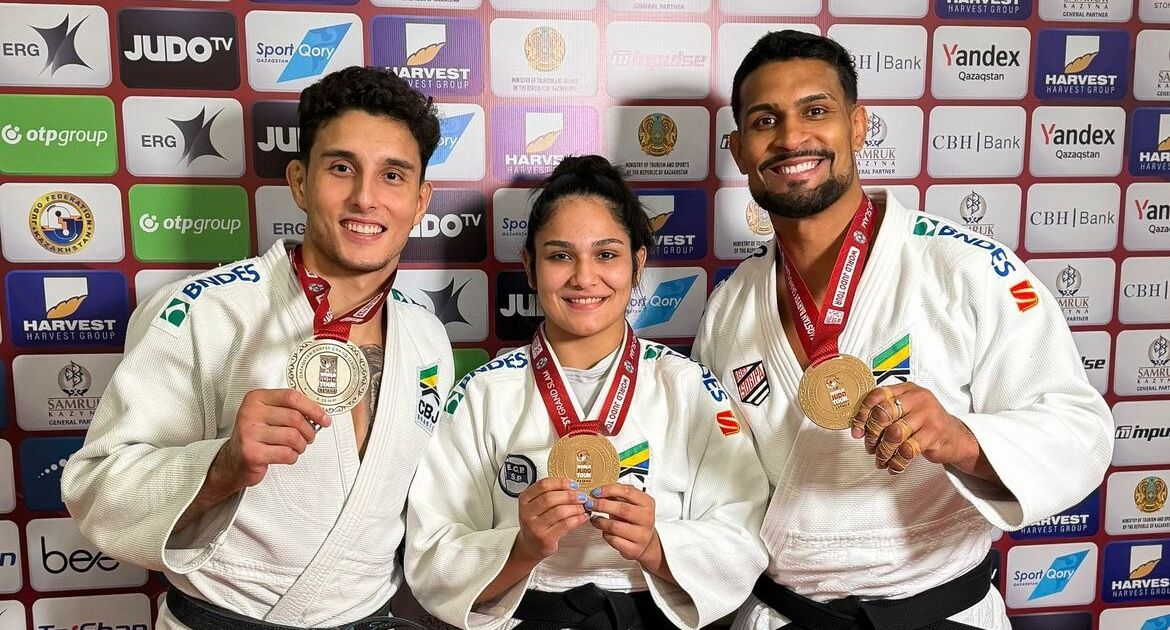 Brasil conquista sete medalhas no Grand Slam de Astana no Cazaquistão
