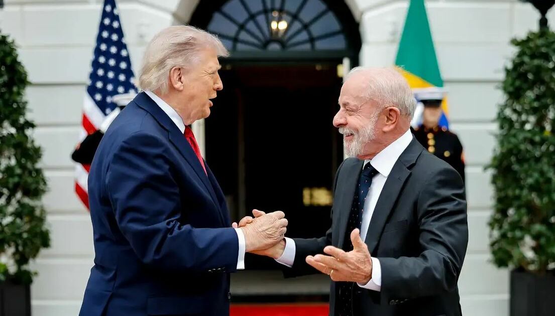 Lula deixa a Casa Branca após reunião com Trump