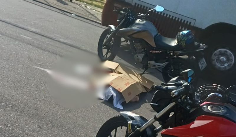 idosa morre atropelada por motociclista sem CNH em Manaus