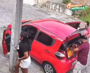 Câmera flagra motorista de app escondendo compras