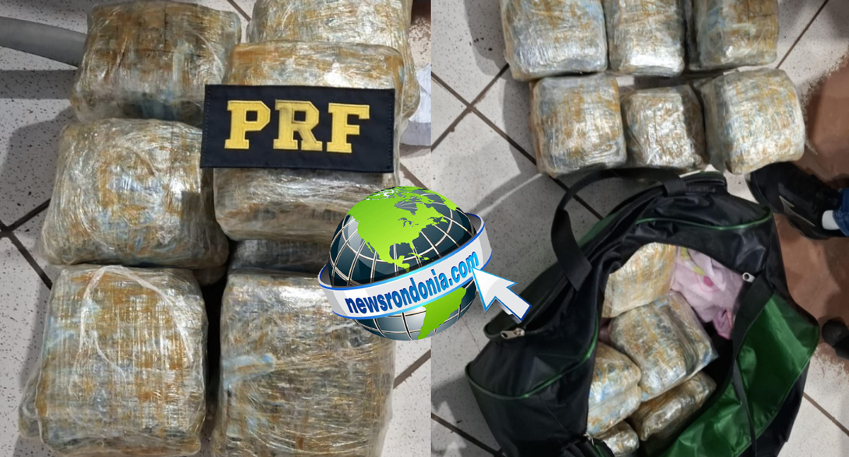 Mulher é presa por tráfico de drogas em táxi na BR-364 pela PRF