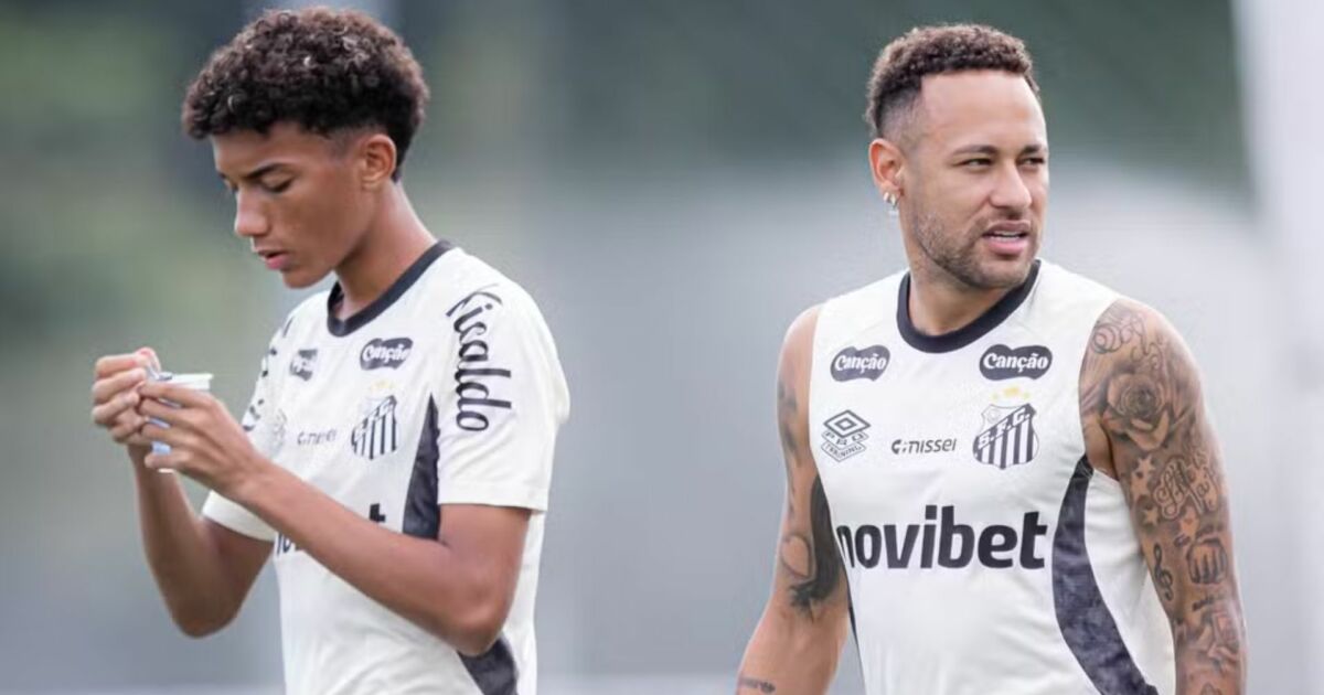 Robinho Jr. e Neymar Jr. falam sobre desentendimento em treino