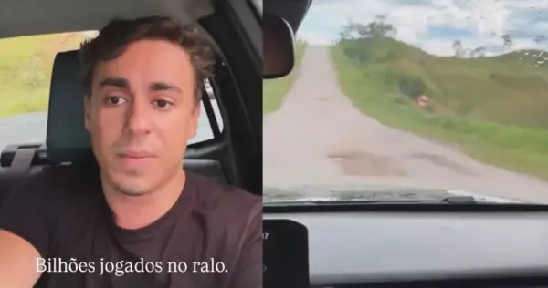 Nikolas Ferreira critica situação da BR-364 no Acre: “Quantos bilhões já foram colocados aqui?”