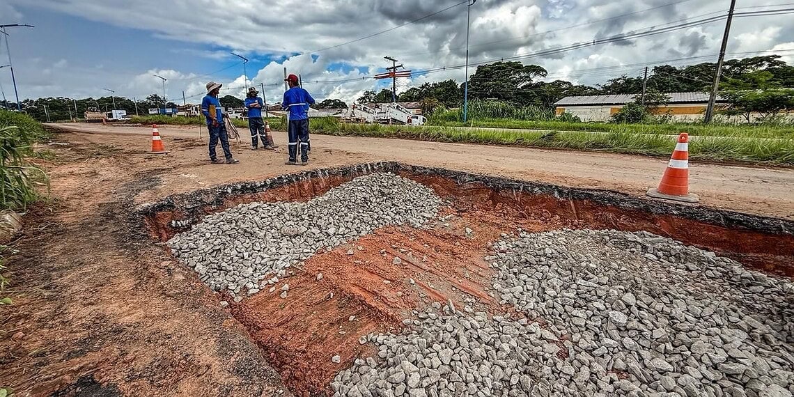 Acre recebe R$ 50 milhões em obras na BR-364 para recuperar Estrada do Aeroporto em Rio Branco