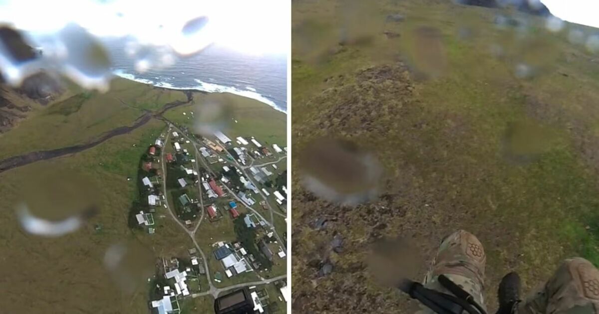 Paraquedista se arrisca para salvar paciente com hantavírus em ilha isolada