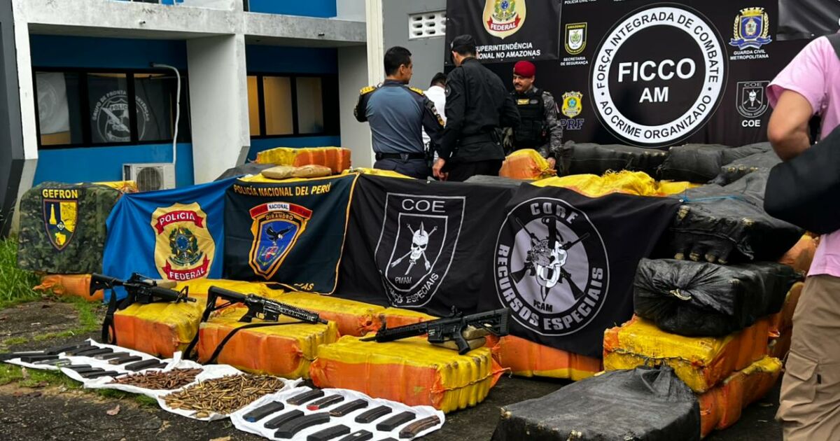 traficantes trocam tiros durante apreensão no AM