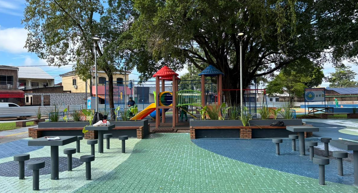 Praça do Cohab revitalizada é entregue pela Prefeitura de Porto Velho na zona Sul