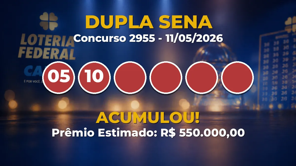 veja os números do concurso 2955 acumulado