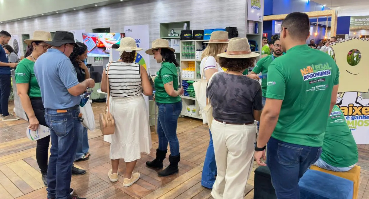 Sefin na Rondônia Rural Show realiza sorteio de R$ 100 mil do Nota Legal
