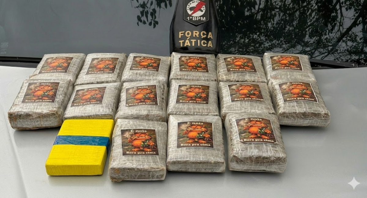 Tráfico de drogas é interceptado pela Polícia Militar em Rondônia durante patrulhamento na fronteira com a Bolívia