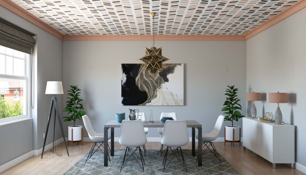 Tetos decorados ganham destaque e viram tendência para casa em 2026