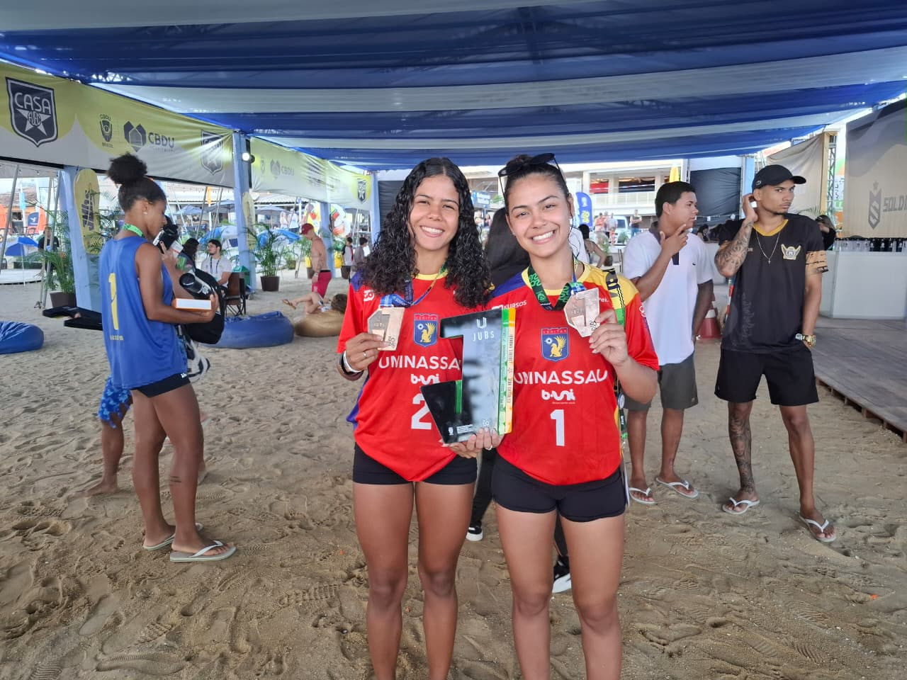 Maranhenses conquistam prata e bronze nos JUBs Praia 2026