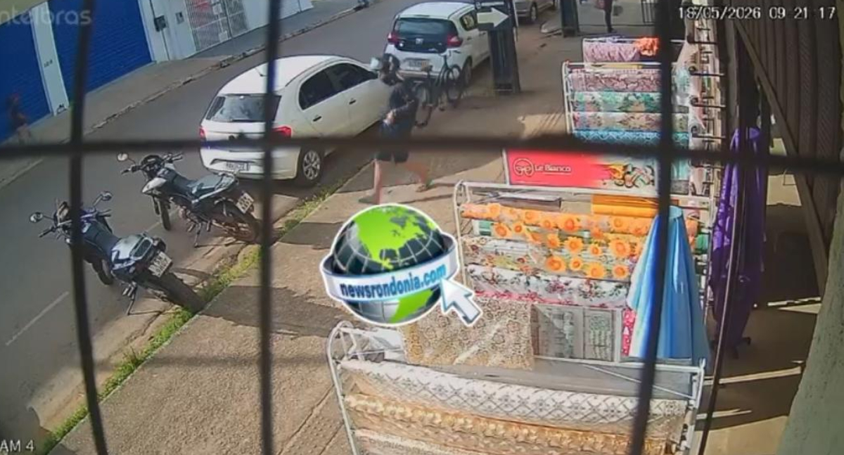 VÍDEO: Empresária é agredida com coronhada durante tentativa de roubo em assistência técnica