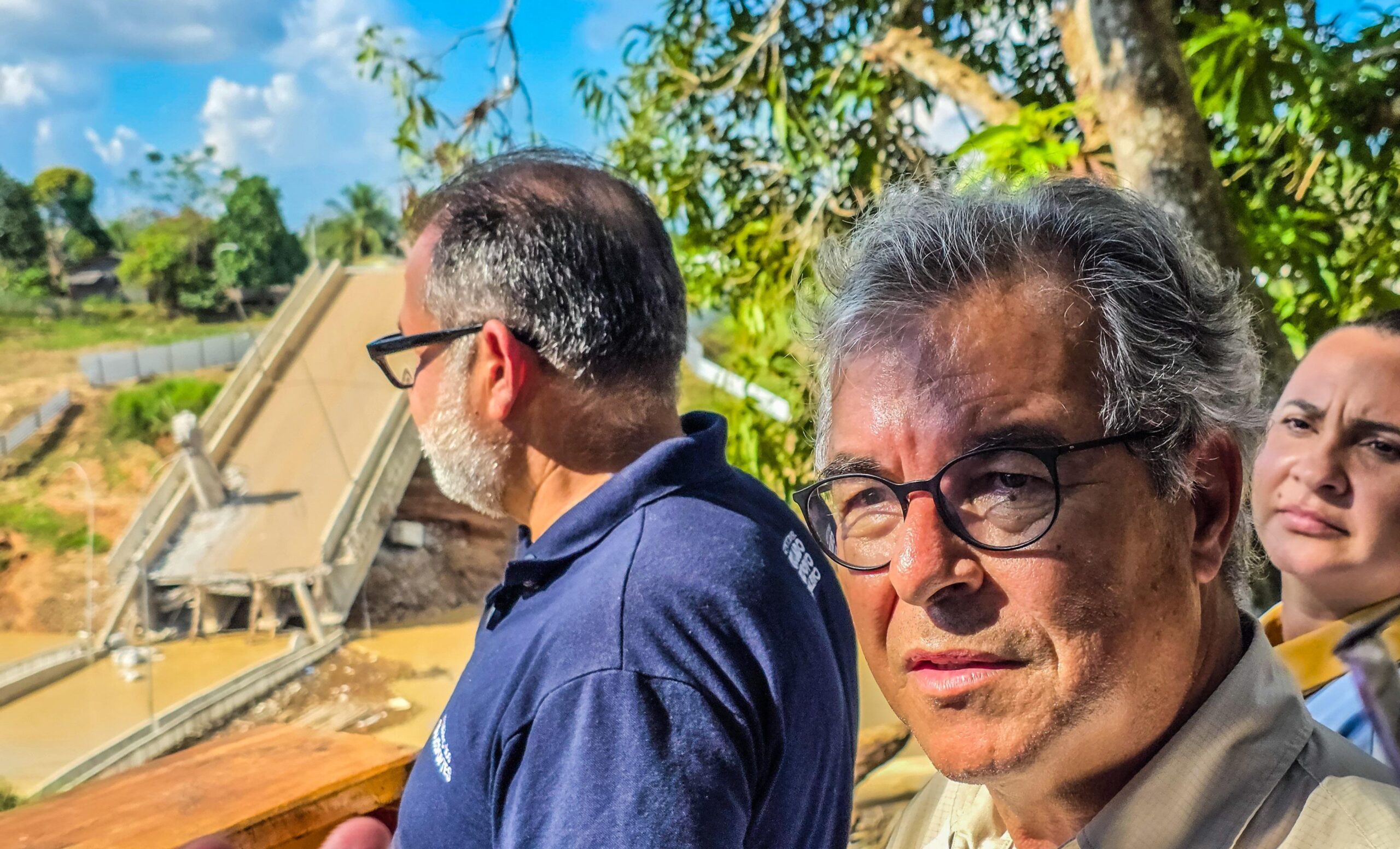 Jorge Viana sugere ponte provisória sobre o rio Iaco para acabar com isolamento