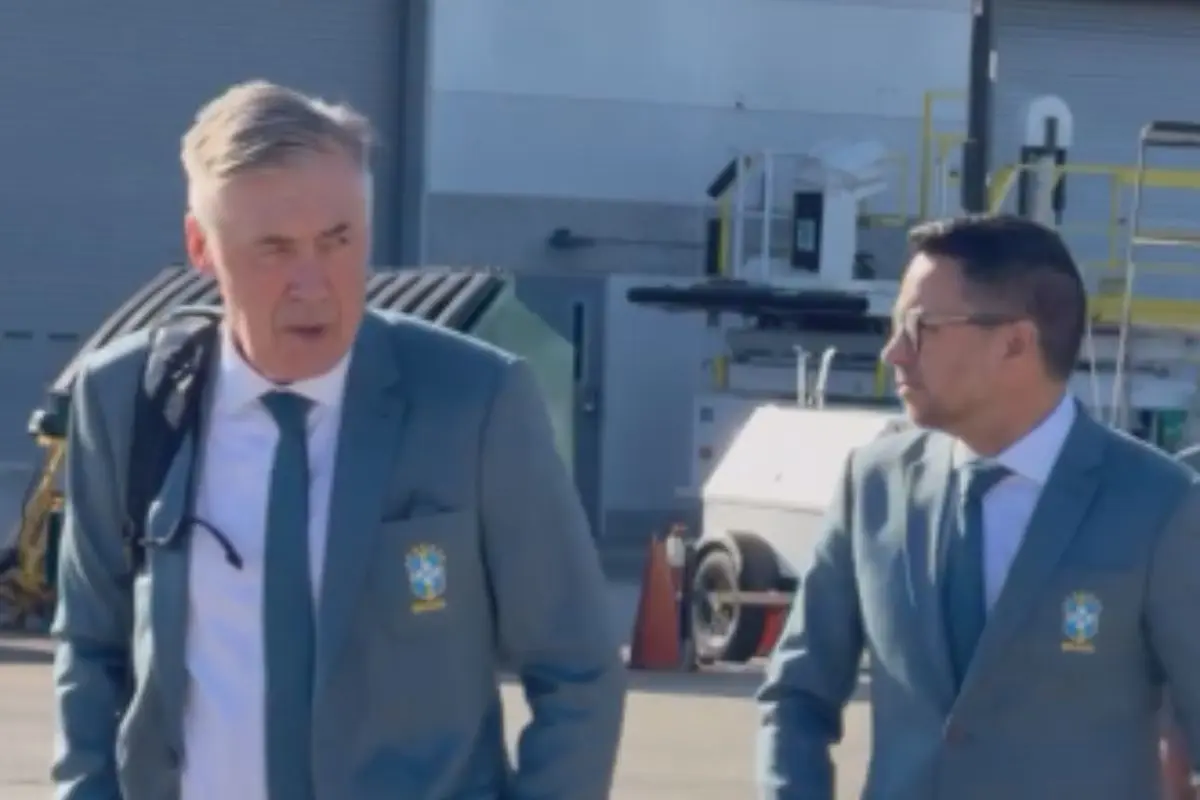 Ancelotti revela o estágio da seleção ao desembarcar nos EUA
