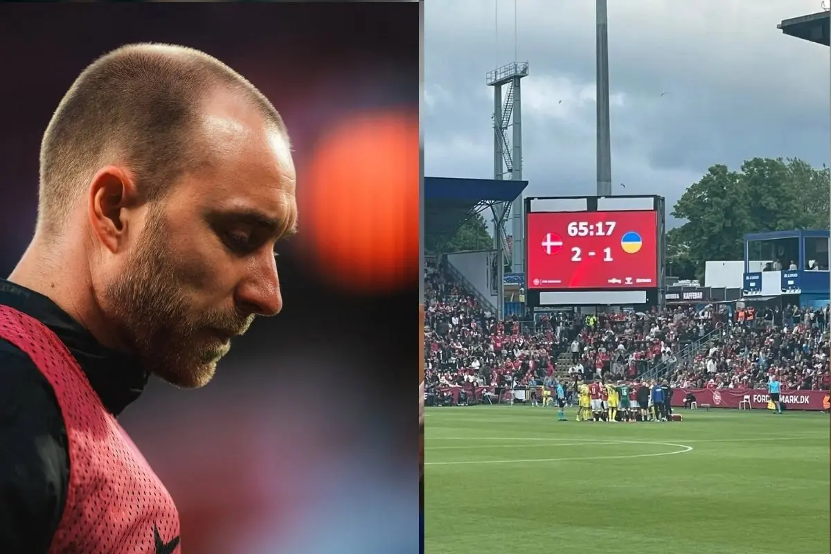 Eriksen desmaia em campo durante amistoso da Dinamarca