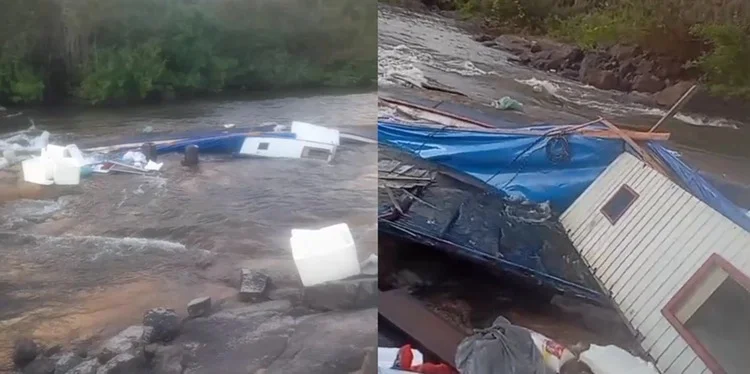 Embarcação afunda no rio Iriri, em Altamira, e carga é perdida