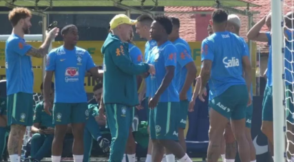 Com Neymar, Seleção Brasileira faz primeiro treino nos EUA