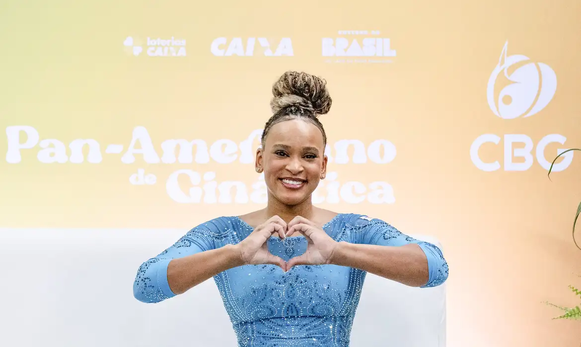 Rebeca Andrade volta às competições e conquista ouro no Pan-Americano