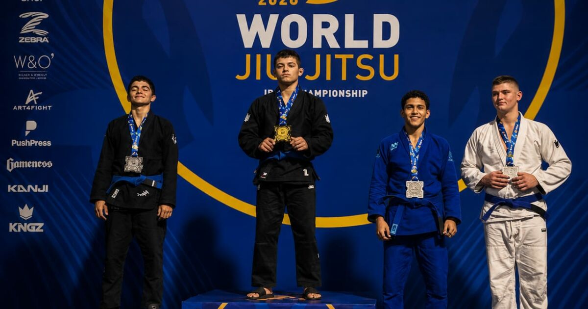 Atleta de Manaus sobe ao pódio no Mundial de Jiu-Jitsu realizado nos EUA