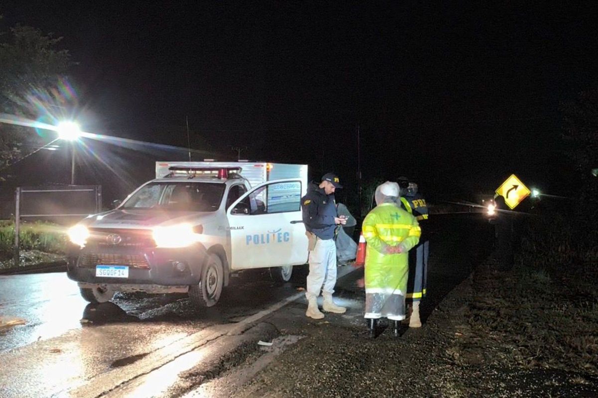 Idoso morre atropelado por vários caminhões em rodovia de MT…