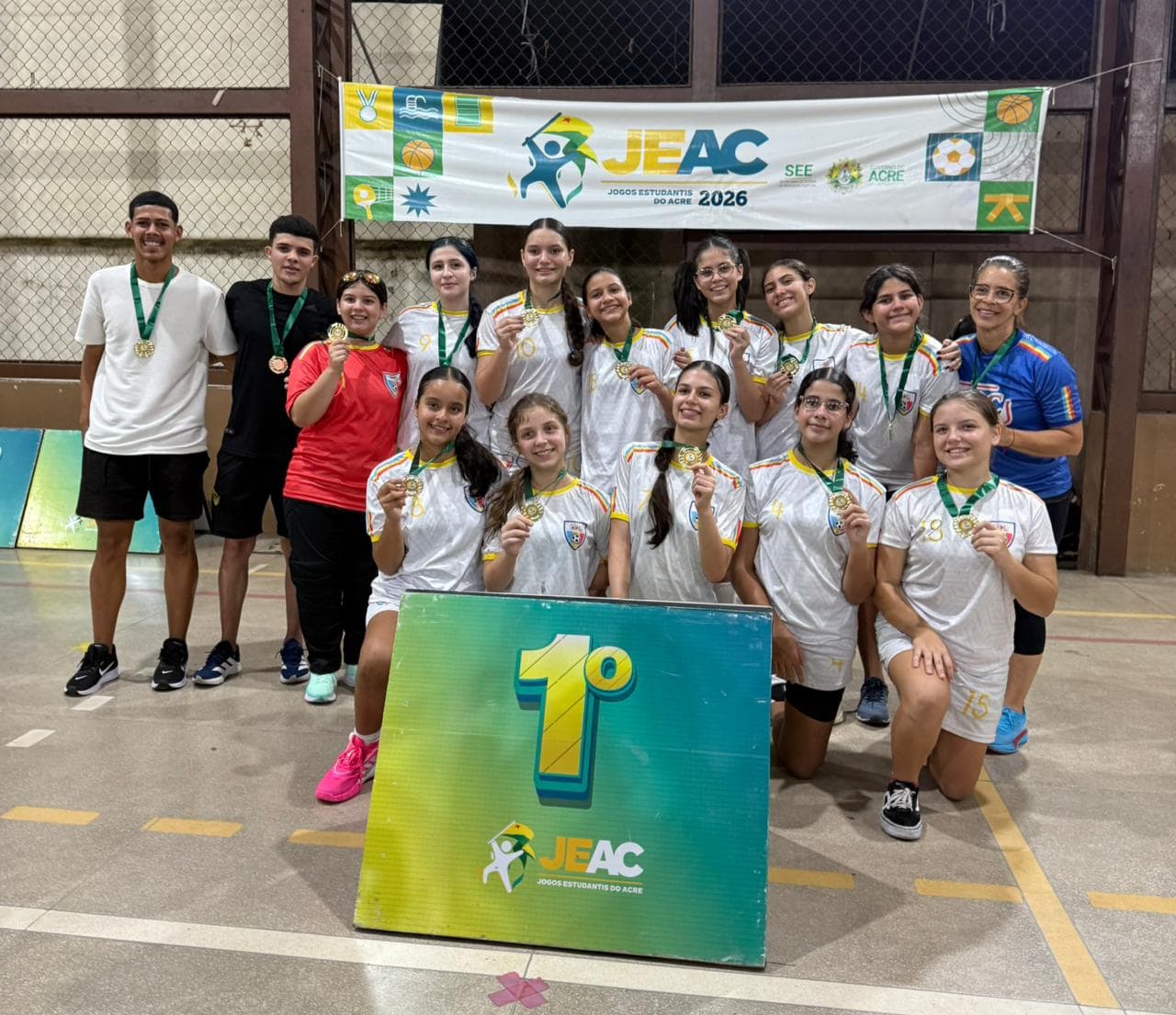 Escola ABC domina o handebol nos jogos estudantis e conquista títulos históricos em Rio Branco