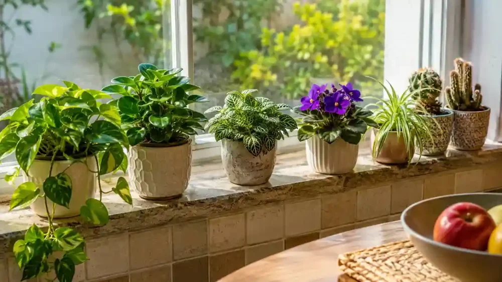 6 plantas pequenas para a janela da cozinha que deixam o ambiente mais agradável durante as refeições diárias