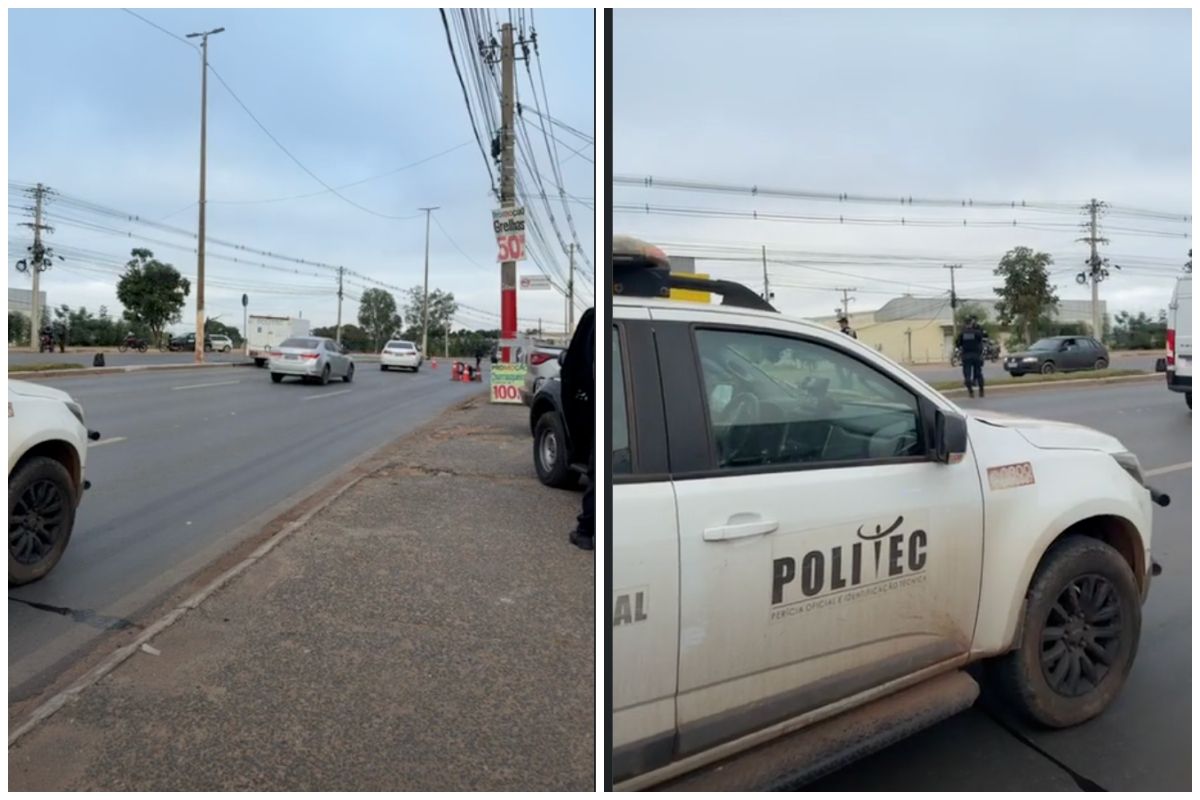 Motociclista morre ao perder controle e bater em poste em Cuiabá…