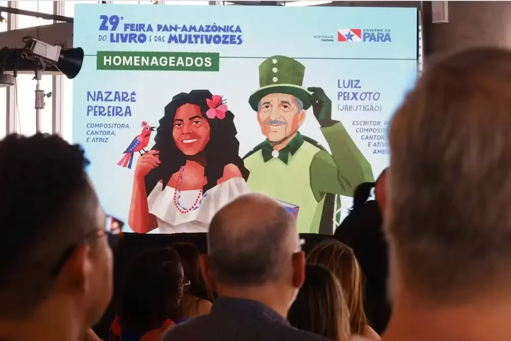 Feira Pan-Amazônica do Livro 2026 é lançada e homenageará Nazaré Pereira e Jabutigão em Belém