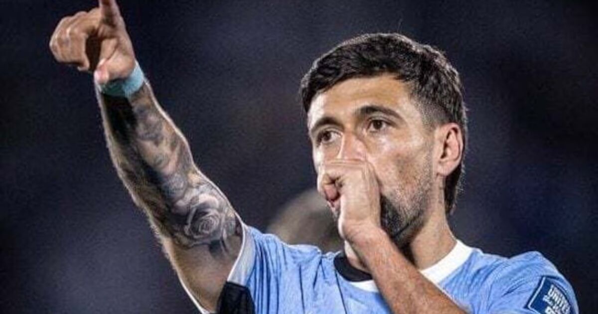 Arrascaeta sofre lesão e pode desfalcar o Uruguai na Copa