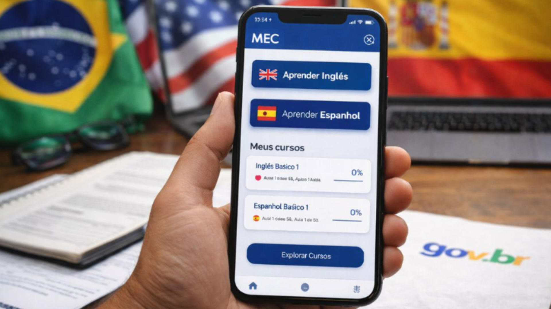 Quer aprender inglês ou espanhol de graça? MEC lança plataforma com certificado